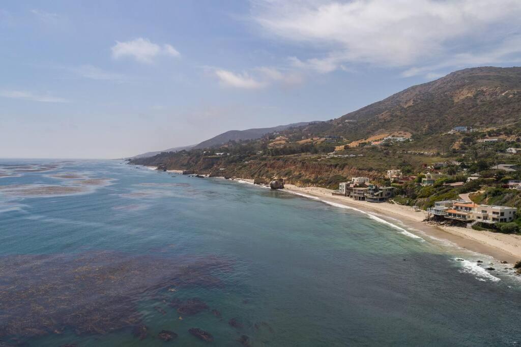 Luxury Beach Ocean View House, Steps To The Beach Villa Malibu Exterior photo