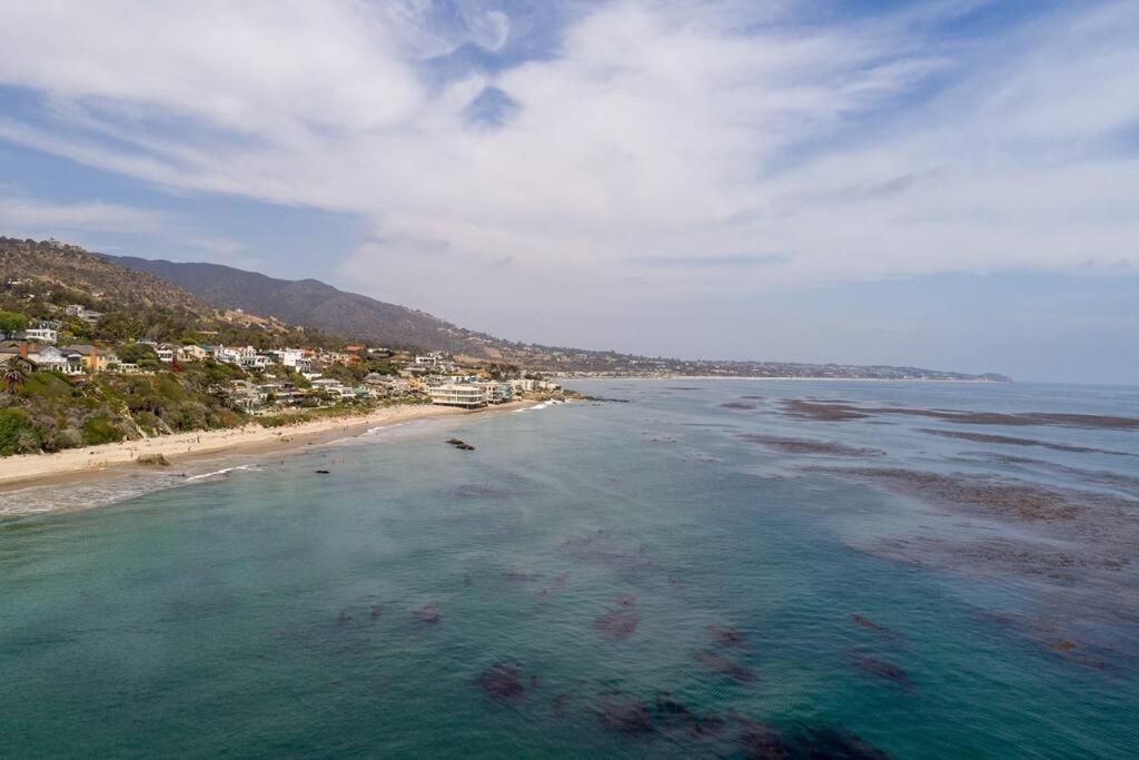 Luxury Beach Ocean View House, Steps To The Beach Villa Malibu Exterior photo