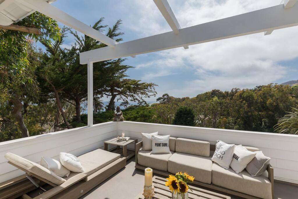 Luxury Beach Ocean View House, Steps To The Beach Villa Malibu Exterior photo