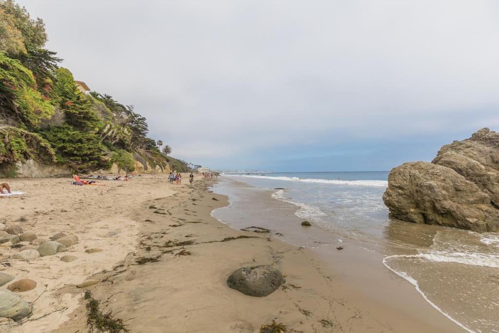 Luxury Beach Ocean View House, Steps To The Beach Villa Malibu Exterior photo