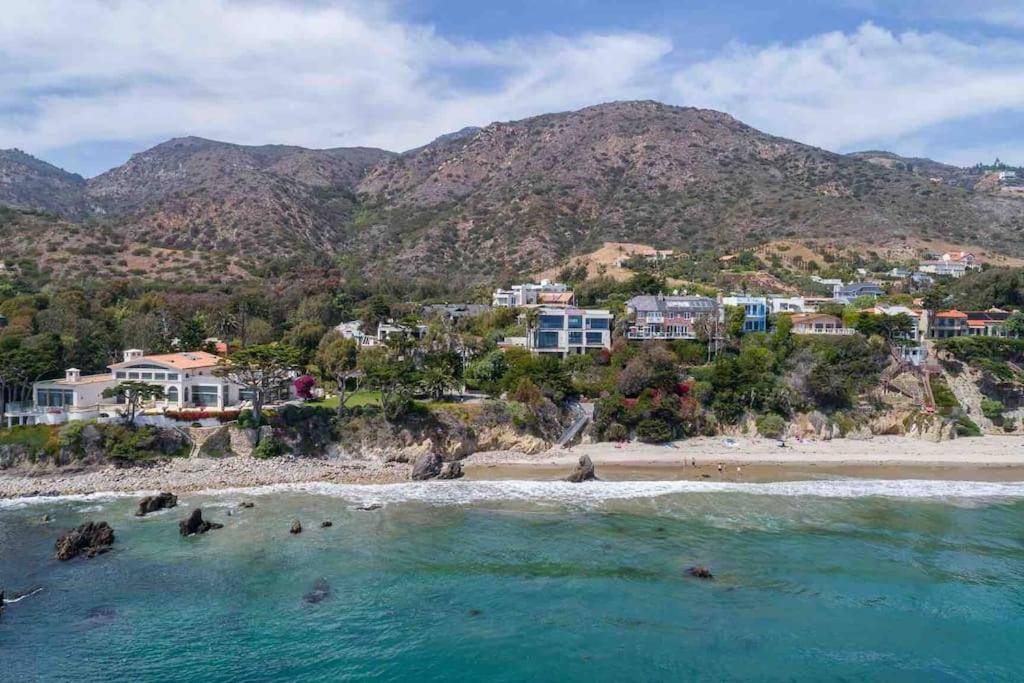 Luxury Beach Ocean View House, Steps To The Beach Villa Malibu Exterior photo